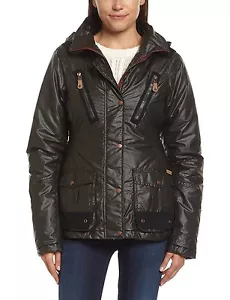 Bench Flapdoodle Black Zip Stow-Away Hood Warm Winter Jacket Coat NWT - Picture 1 of 4