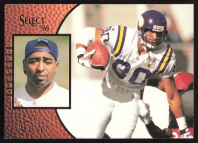 1996 Select Cris Carter #103 Minnesota Vikings - Image 1 of 2