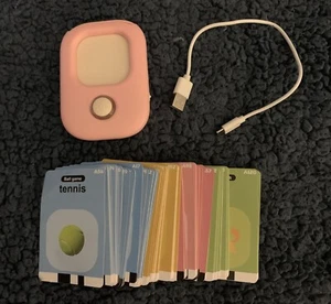 Dispositivo de tarjetas flash parlantes palabras en inglés portátiles para aprender a leer - Imagen 1 de 11