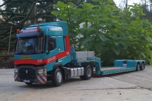 WSI - Renault T 4x2 mit Nooteboom 2achs Euro Tieflader - Gruber - I  Neu OVP - Bild 1 von 4