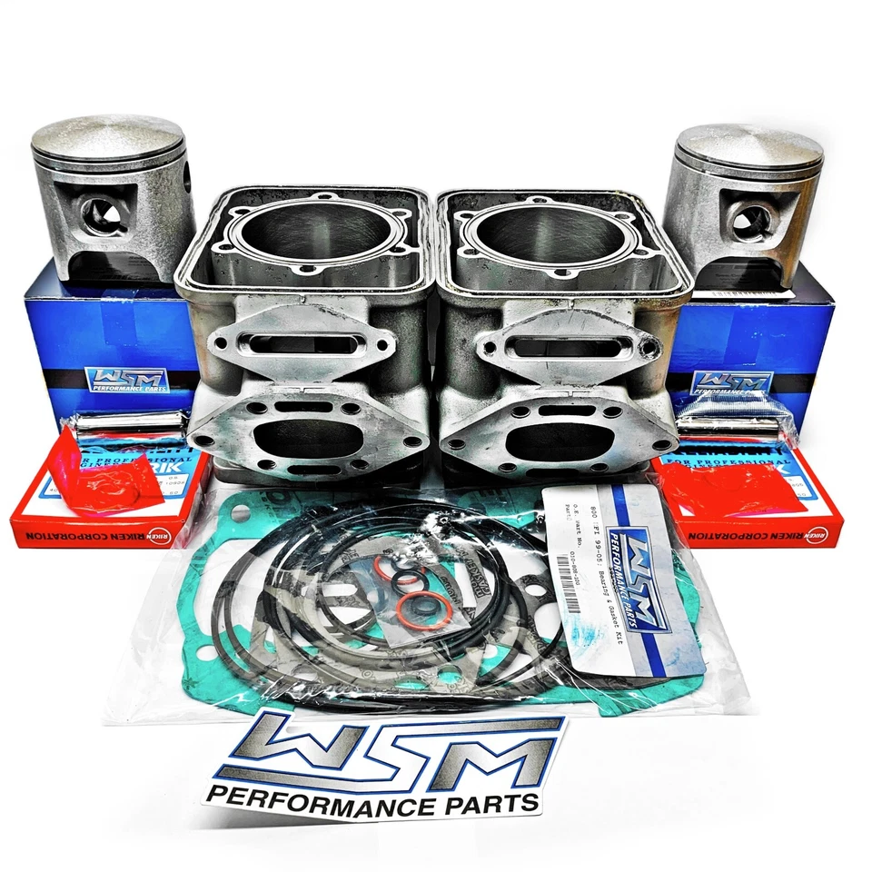 50mm Sea-Doo 800 RFI Cylinders WSM Pistons 1999-2003 6923840 421000813 12A3H1 - Image 1 of 1