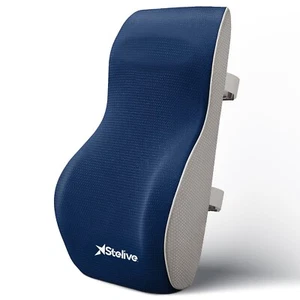 Stelive Back Cushion Lumbar Support Cushion Memory Foam Ergonomic Support Pillow - Picture 1 of 12