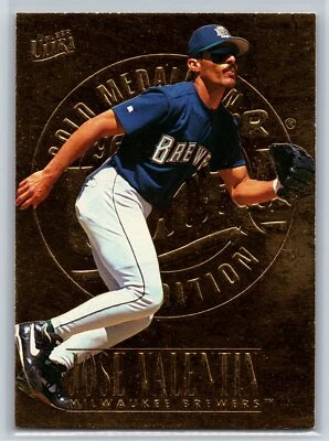 1996 Fleer Ultra Jose Valentin Gold Medallion Parallel Milwaukee Brewers #86 - Image 1 of 2