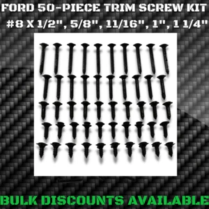 1955-1970 Ford Fairlane Interior Door Panel Exterior Molding Trim SCREW KIT OEM - Picture 1 of 2