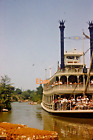 35mm Slide  - Mark Twain Riverboat, Disneyland, 1958