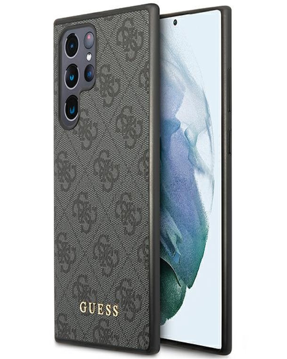 Custodia Guess Per Samsung Z Flip5 - Pelle Marrone Con Strass, Design Esclusivo E Protezione Rigida - Foto 8