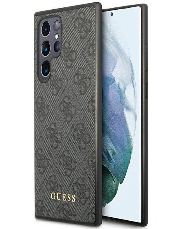 Guess 4G Grigio Custodia Rigida di Protezione per Samsung Galaxy S23 Ultra S918 - Immagine 1 di 1