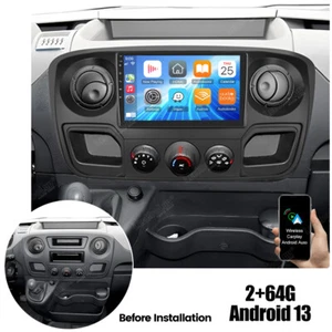 64GB Apple CarPlay Autoradio Für Opel Movano B Renault Master III Nissan NV400 - Bild 1 von 19