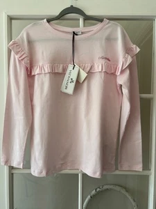 NEW MONNALISA stunning signature top with diamanté logo - 16 years/ M - Picture 1 of 7