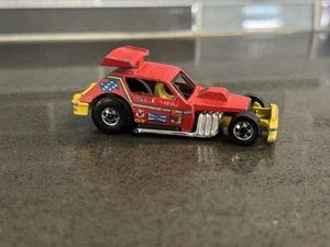 Hot Wheels Greased Gremlin Red Vtg 1978 Blackwalls Hong Kong - Picture 1 of 6