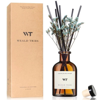 Reed Diffuser Set for Bathroom Decor, Sticks Diffuser with Essential Oils | O... - Image 1 of 4