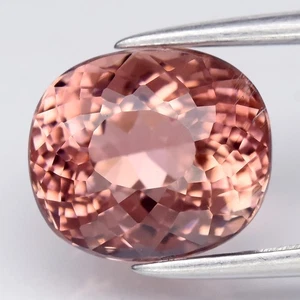 π 2.33ct VVS Cushion Natural Orangy Pink Tourmaline - Unheated, Mozambique Gem - Picture 1 of 4