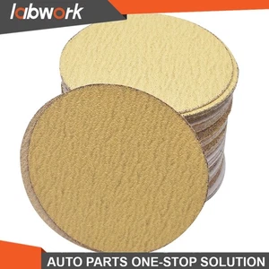 Labwork 100er Pack 6" Haken Schleife Pads Schleifscheibe Beflockungskörnung 120 OHNE LOCHSCHEIBEN - Bild 1 von 11
