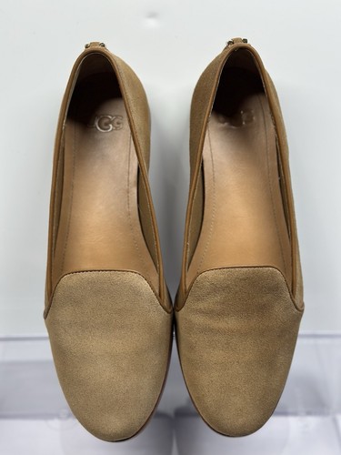 Ballerine slip on UGG donna castagno camoscio marrone taglia 7