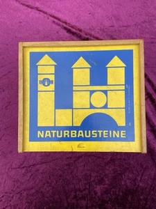 Vintage HABA Naturbausteine Natural Building Blocks - Wooden - West Germany - Picture 1 of 14