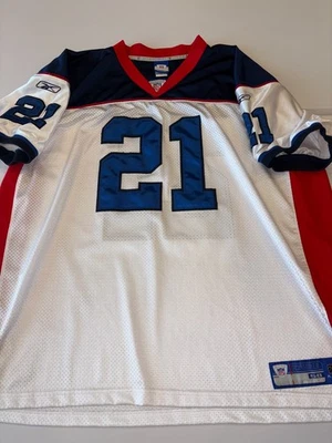 NFL USED Buffalo Bills Willis Mcgahee Jersey Reebok on field white size 58 Sewn - Image 1 of 4