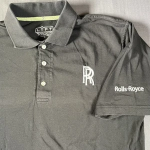 Rolls-Royce Poloshirt Herren Small schwarz LIFT Bio Baumwolle gesticktes Logo - Bild 1 von 8