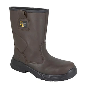 Grafters - Botas Rigger de Cuero Diseño Impermeable para Hombre UTDF682_8 - Imagen 1 de 2