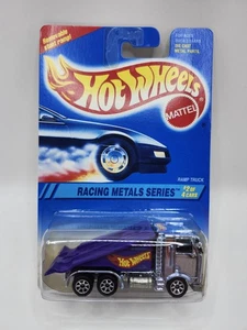 1995 Hot Wheels Racing Metals Series #337 Purple Ramp Tow Truck - Picture 1 of 2