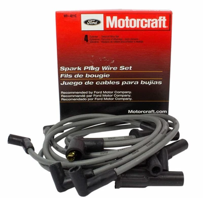 1 Spark Plug Ignition Wire Set FORD/MOTORCRAFT 2.0L 2.3L 4 Cyl. OEM # E8PZ12259A - Image 1 of 4