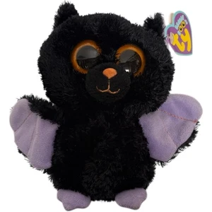 TY Beanie Boo Boos Swoops the Bat 6 Zoll Glitzeraugen Plüschtier Stofftier mit Etikett - Bild 1 von 6