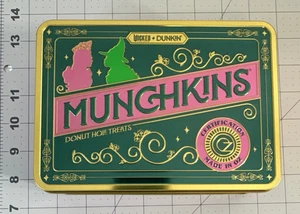2025 Dunkin Munchkins Tin WICKED, Collectible Limited Edition - Picture 1 of 6