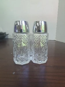 Salière et poivrière Cristal D'Arques cristal fabriqué en France - Photo 1/8