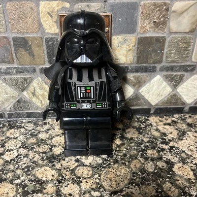 Lego Star Wars Darth Vader Black MiniFig Led Lite Torch Flashlight 8” 2011 WORKS - Image 1 of 3