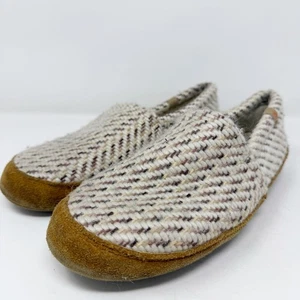 Acorn Damen-Mokassins-Hausschuhe strukturiert kuschelig wetterfest Größe 10 US - Bild 1 von 7