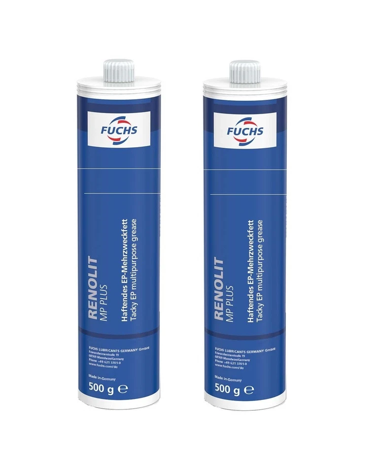 Fuchs Renolit MP Plus Mehrzweckfett 2x500g SR Schraub-Kartusche - Bild 1 von 1