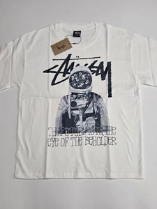 Astronaut White Stussy T-Shirt Cotton Regular Fit S/M/L/XL T82 - Picture 1 of 10