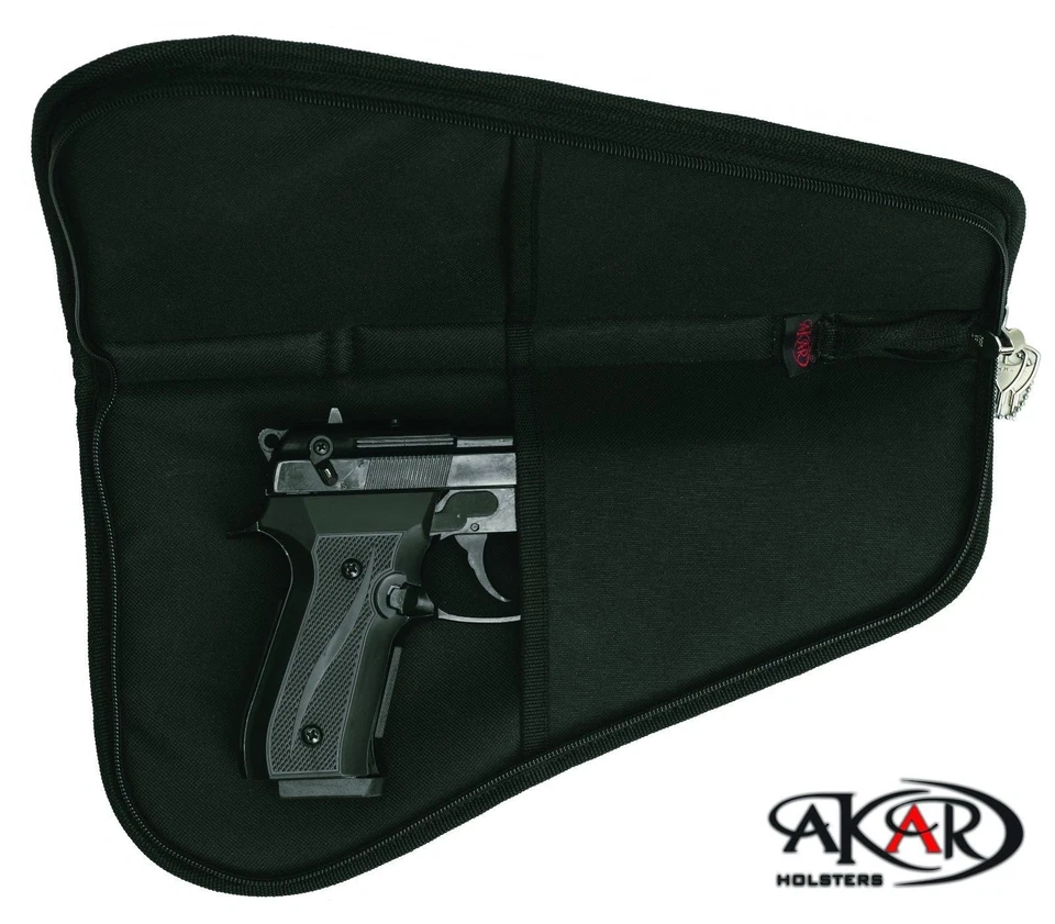 Akar Pistol Rug Case 3" to 6" Frame Auto's (Lock included)