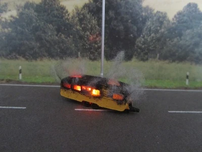 Spur N Wohnwagen Vollbrand Gelb LED 12-16V Feuerwehr Polizei Camping 1:160 #3 - Bild 1 von 4