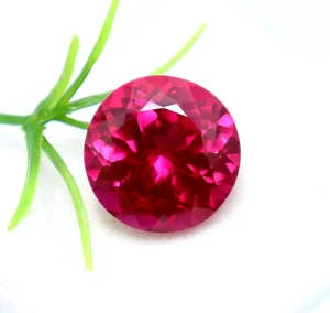 Stunning 9.45 Ct Pink Ruby | Certified Vivid Natural Gem for Jewelry - Picture 1 of 11