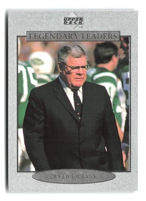 1997 Upper Deck Legends #171 Weeb Ewbank - Image 1 of 2