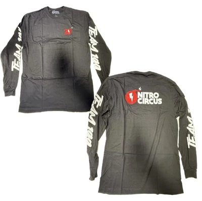 Motocross NITRO CIRCUS BMX + 球队 199 长袖 T 恤 + 官方新品 — 第 1/4 张图片