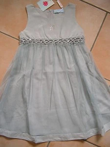 (C427) Miss Blumarine Girls Kleid ohne Arm mit Pailletten & Strass Besatz gr.116 - Bild 1 von 4