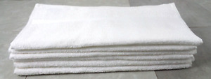SET OF 6 HOLIDAY INN HAND TOWEL WHITE 16" X 30"  G125101-4 (AO) BY-121