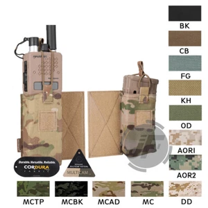 Paquete de fundas para aro y bucle para chaleco JPC AVS Emerson MBITR Radio Mag - Imagen 1 de 16