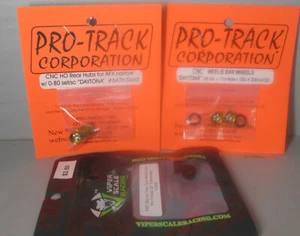 NEW "HO SCALE" AFX TIRES, FRONT AND REAR 'DAYTONA' GOLD (AFX CHASSIS) - Picture 1 of 1