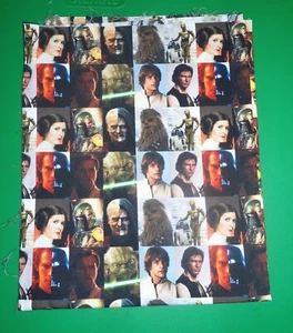 Nueva tela 100 % algodón impresa en Star Wars 28x18 - Imagen 1 de 3