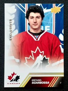 MICHAEL SGARBOSSA 2013-14 UPPER DECK TEAM CANADA EXCLUSIVES 13-14 NO 198 90354 - Picture 1 of 2