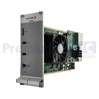 VECTOR VT6060 REAL-TIME MODULE FOR VT SYSTEM HIL TESTING 50117-045 REV. 000 NSNP - Image 1 of 4