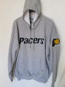 Vintage MAJESTIC Men’s Indiana PACERS Gray Pullover Hoodie Sz XXL Made in Canada - Picture 1 of 4