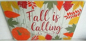 FALL Glass Cutting Board  7 3/4" X 11 3/4" FALL IS CALLING - Picture 1 of 1
