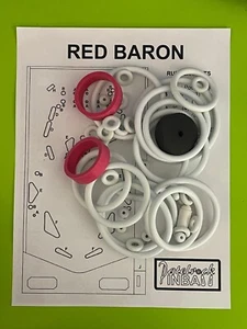 Kit de anillo de goma para máquina de pinball Barni Red Baron - Imagen 1 de 1