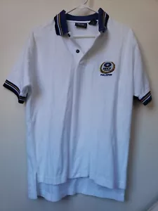 Pure Polaris Polo Shirt Mens Small White 50 Year Anniversary 2004 Snowmobile ATV - Picture 1 of 5
