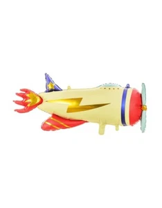 XL Airplane Balloon 36" Party Foil Mylar Plane Airplane Bon Voyage Plane Balloon - Picture 1 of 3