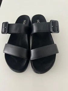 ROHDE DAMEN LEDER PANTOLETTE PLATEAU - Bild 1 von 3