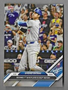 SHOHEI OHTANI 2024 TOPPS NOW 1st 50/50 PLAYER INSERT CARD #722 DODGERS - Picture 1 of 2